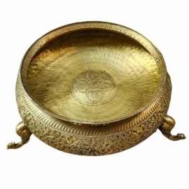 Brass Flower Vase &ndash; Tibetan Craftsmanship