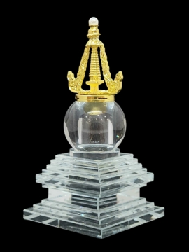 Stupa en Cristal pour la Méditation et la Paix Intérieure