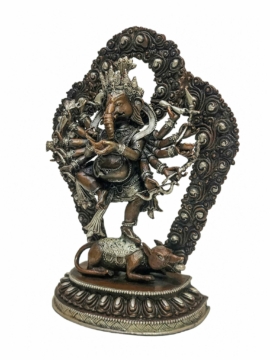 Ritual Ganapati copper statue