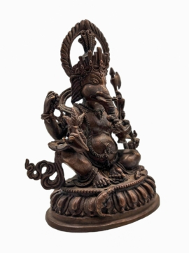 Handmade Ganapati copper statue