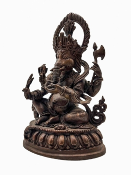 Handmade Ganapati copper statue