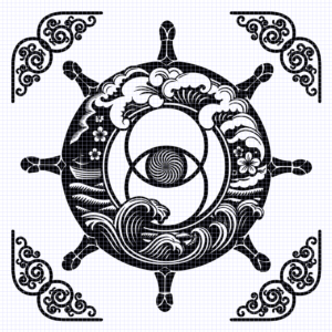 Vesica Piscis Coloring Page - #1