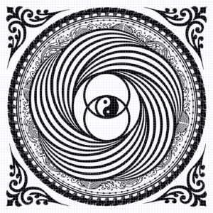 Vesica Piscis Coloring Page – #2