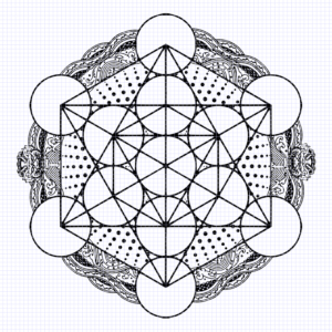 Metatrone Cube Coloring Page - #1