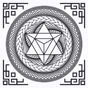 Merkabah Coloring Page – #1