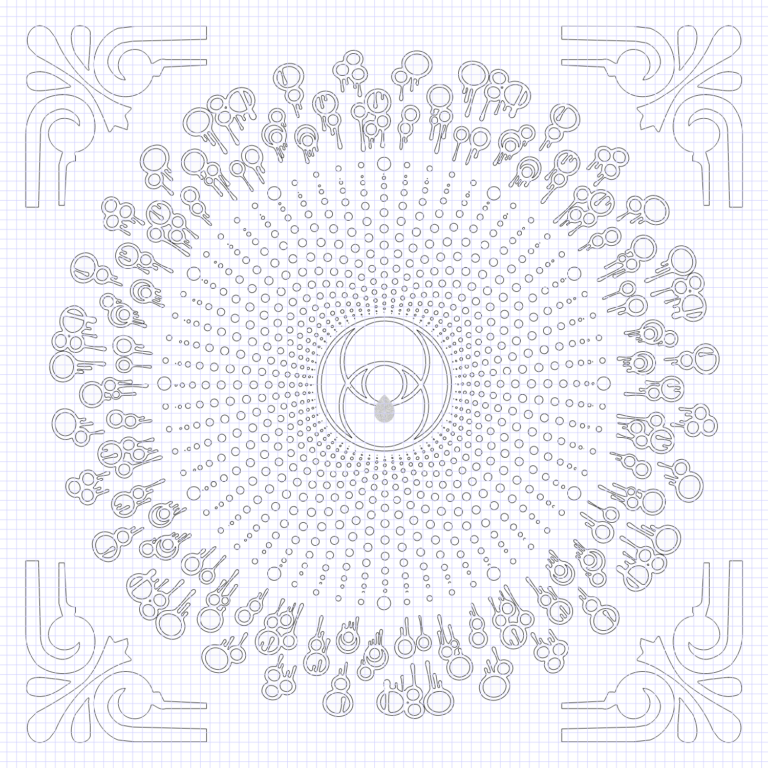 Droplets Coloring Page – #1