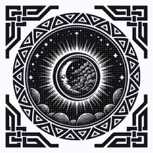 Moon Coloring Page - #1