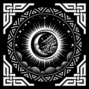 Moon Coloring Page - #1