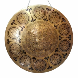Gong de Viento de Bronce Vajrayana para la Atención Plena y la Meditación