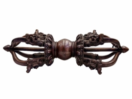Dorje Vajra de cobre con acabado antiguo