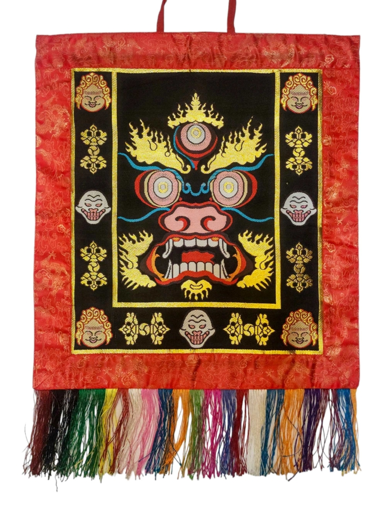 Tenture murale en brocart de Cochin de Bhairav