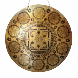 Gong de bronce tibetano para la meditación y la claridad