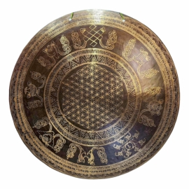 Gong de Viento Tibetano en Bronce - Sonido Sagrado para el Despertar Espiritual