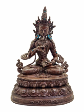 Vajrasattva Copper Buddha Statue - 24 cm Pure Karma Purifier