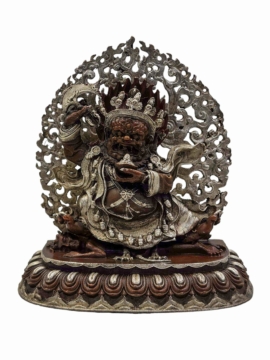 Vajrapani Miniature Statue – Copper Symbol of Power and Fearlessness
