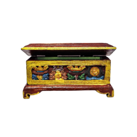 Tibetan Wooden Incense Burner for Ritual Purification