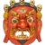 Masque en bois de peuplier Bhairab pour la protection