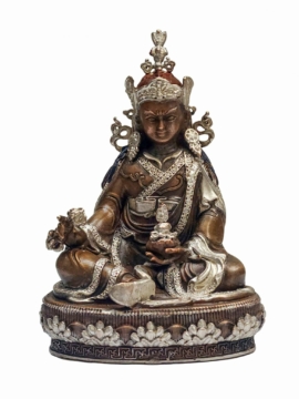 Padmasambhava Copper Miniature Statue - Timeless Wisdom