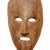 Wooden Mask Wall Hanging in Poplar Wood