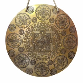 Gong de bronce sagrado para la meditación profunda