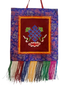 Cochin Brocade Wall Hanging: Endless Knot Design