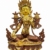Estatua de cobre de Tara Verde con dorado