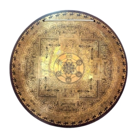 Gong de Viento en Bronce del Vajrayana para la Profunda Meditación