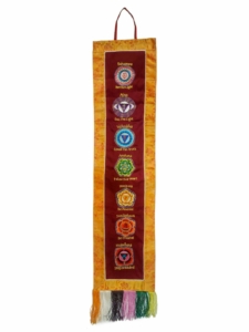 Tibetan Cochin Brocade Wall Hanging Display