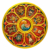 Tibetan Wooden Wall Hanging with Fish Design