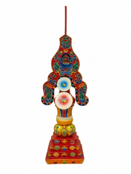 Handmade Wood Tibetan Torma for Rituals