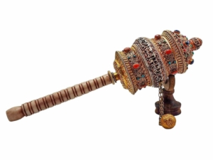 Copper Prayer Wheel for Spiritual Practice