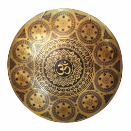 Gong de Viento Tibetano en Bronce - Herramienta Esencial para la Meditación