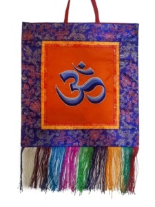 Embroidered OM Cochin Brocade Wall Hanging