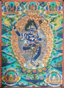 Nairatmya Yogini Painting on Cotton Canvas