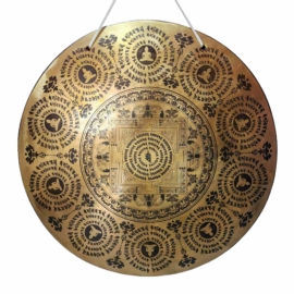 Gong de Bronce Tibetano Sagrado para Rituales y Meditación