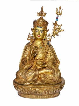 Copper Padmasambhava Statue - Embrace Lotus Wisdom