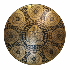 Poderoso gong de bronce tibetano para la meditación y la atención plena