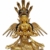 Naga Kanya Copper Statue - Serpent Goddess of Wisdom with Gold Plated Finish