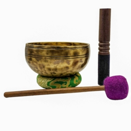 Jambati Singing Bowl Seven Bronze Antique Finish
