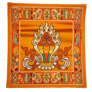 Cochin Brocade Tea Matt with Kalas Embroidery