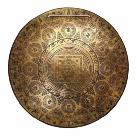 Gong de Viento Tibetano en Bronce para la Meditación y la Claridad