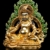 Yellow Jambhala Copper Statue with Gold Face