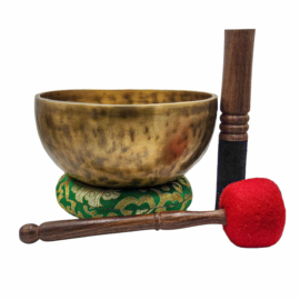 Jambati Singing Bowl - Seven Bronze, Antique Finish