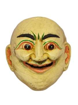 Máscara de Madera de Joker Colgante de Pared en Madera de Álamo
