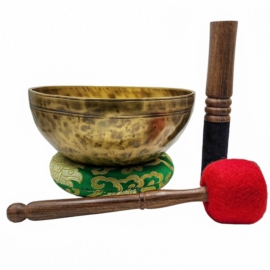 Jambati Singing Bowl - Seven Bronze Metal Antique