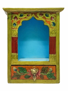Tibetan Wooden Altar for Ritual Offering