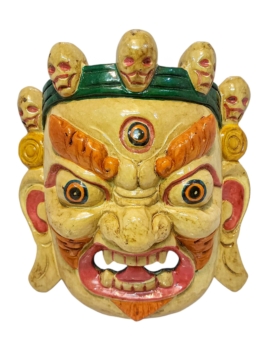 Colgante de Bhairav en Madera de Álamo