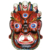 Bhairav Wooden Mask – Wrathful Shiva in Poplar Wood
