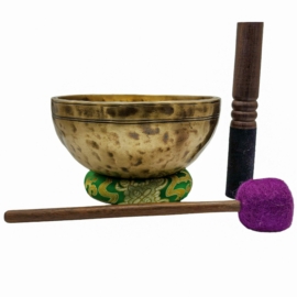 Jambati Singing Bowl Seven Bronze Antique Finish