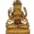 Statue en cuivre de Chenrezig - Bodhisattva de la compassion plaqué or